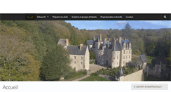 Desktop Screenshot of chateaudecourtanvaux.com